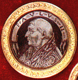 Medallion with profile Paul II