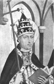 Contemporary portrait of St. Gregory II