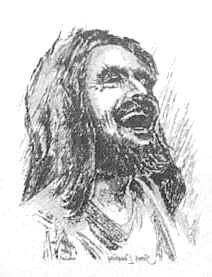 Picture of the laughing Jesus