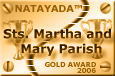 NATAYADA Gold Web Award to Sts. Martha and Mary Website