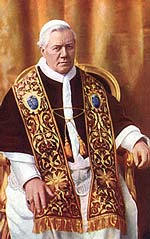 Colour photograph of Pius X