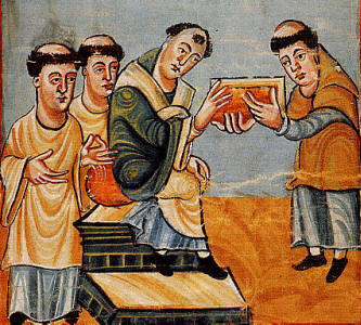 Illumination of Gregory IV