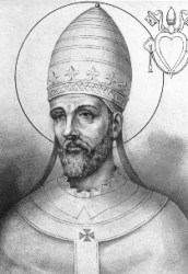 18th century drawing of St. Martin I