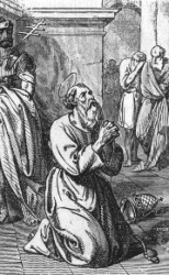 Romanticised depiction of St. Silverius