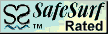 Safe Surf Rated Logo for Child Safety on the Internet